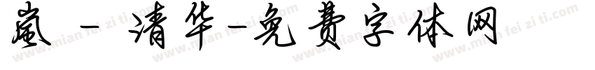 嵐 - 清华字体转换